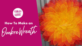 How To Make An Ombre Wreath - Unique in the Creek LTD