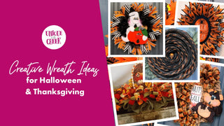 Creative Halloween Wreath & Thanksgiving Decorating Ideas - Unique in the Creek LTD