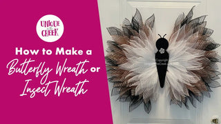 How to Make a Butterfly Wreath or Insect Wreath - Unique in the Creek LTD