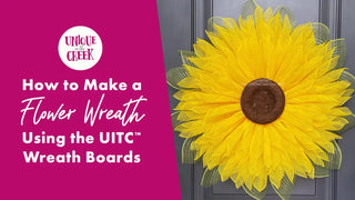 How to Make a Flower Wreath Using the UITC™ Wreath Boards