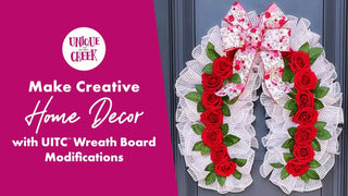 Make Unique Home Decor with UITC™ Wreath Board and Design Modifications - Unique in the Creek LTD