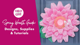 Spring Wreath Guide: Designs, Supplies & Tutorials