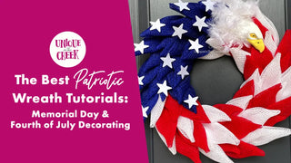 The Best Patriotic Wreath Tutorials for Memorial Day Weekend & the 4th of July