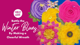 Battle The Winter Blues By Making A Cheerful Wreath - Unique in the Creek LTD