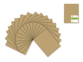 FOAM | 9" x 12" Sheets (25 p/pk) | CASHMERE TAN | Supplies