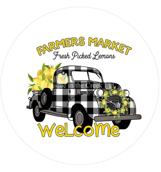 VINYL DECAL | WELCOME | FARMERS MARKET | LEMONS | BUFFALO CHECK | TRUCK | SPRING | SUMMER