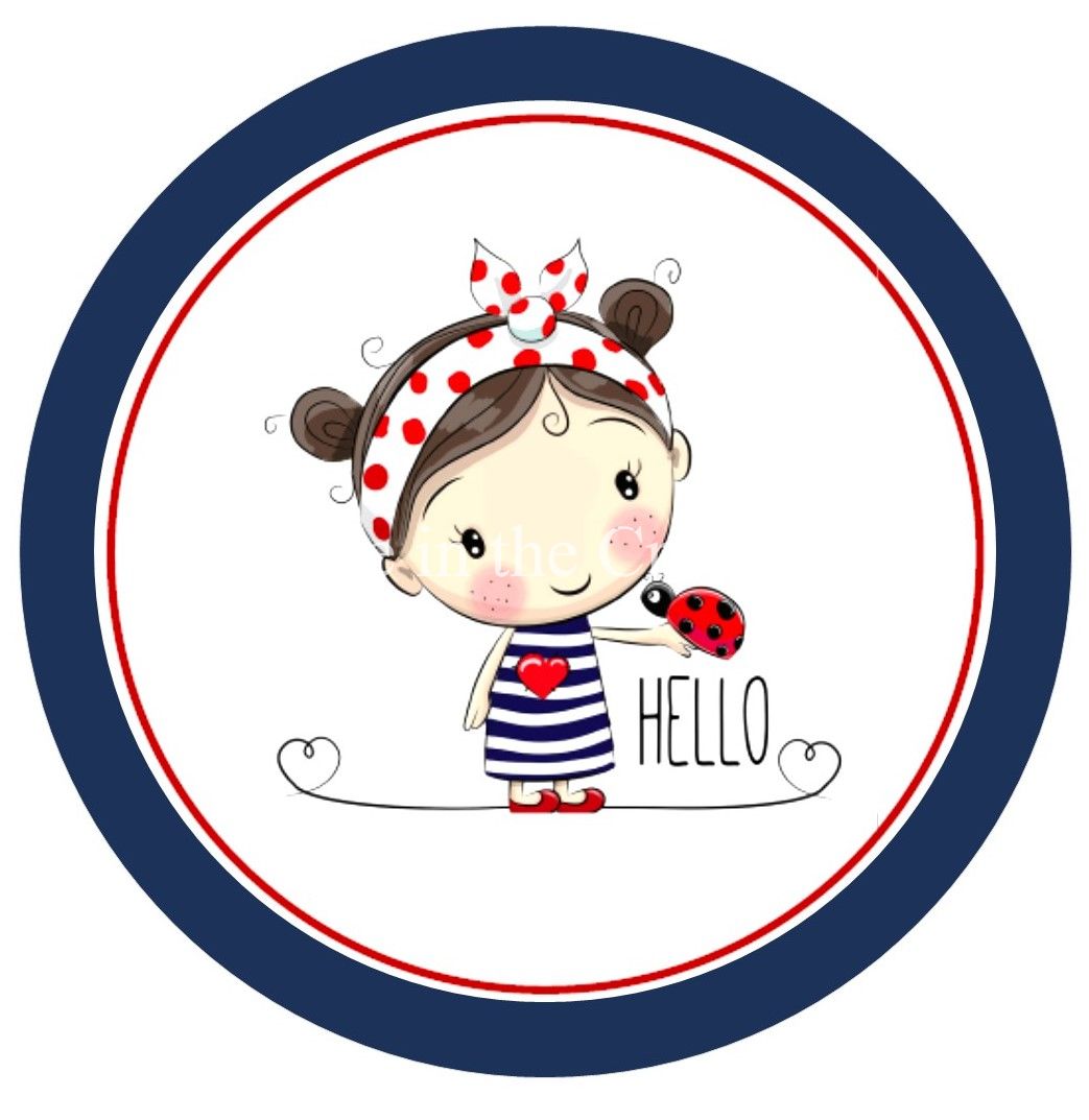 Hello Shutterbug VINYL DECAL | HELLO | LADYBUG | LITTLE GIRL | EVERYDAY | SUMMER | SPRI