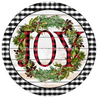 VINYL DECAL | JOY | BUFFALO CHECK | GREENERY | CHRISTMAS