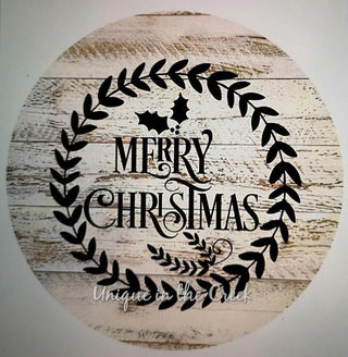 Vinyl Decal | Merry Christmas | Rustic | Christmas | Winter