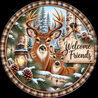 Merry Christmas Winter Deer - Design 2221