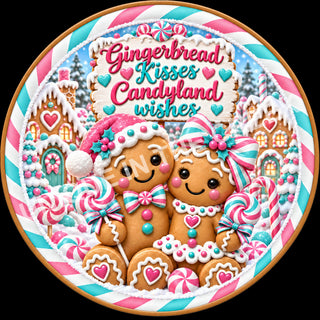 Pink Blue Gingerbread - Design 2224