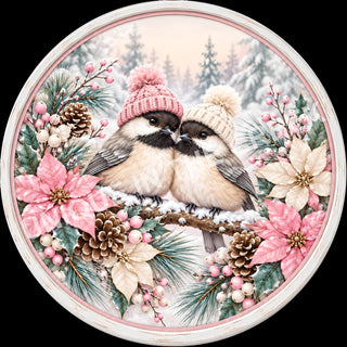 Pink Chickadees - Design 2225