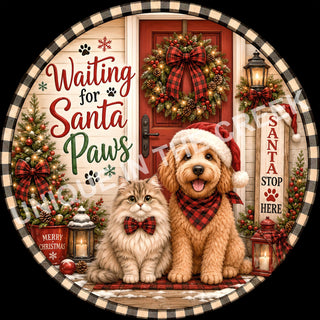 Waiting for Santa Paws - Design 2233
