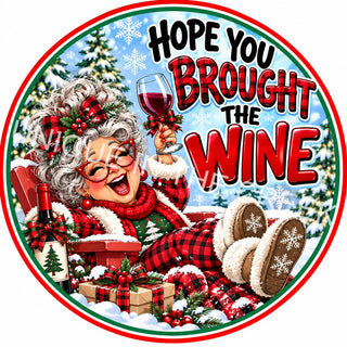 Hope You Brought the Wine Grandma - Design 2245