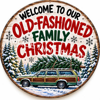Old-Fashioned Family Christmas Wagon - Design 2246