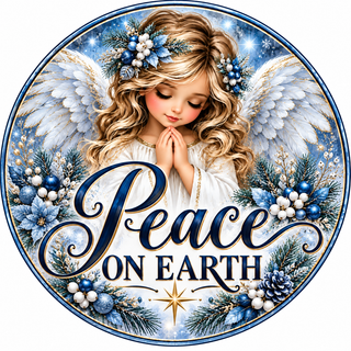 Peace on Earth Angelic Wreath