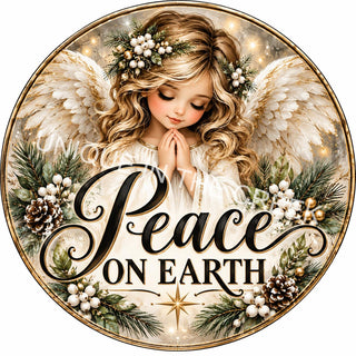 Peace on Earth Angelic Wreath - Design 2268