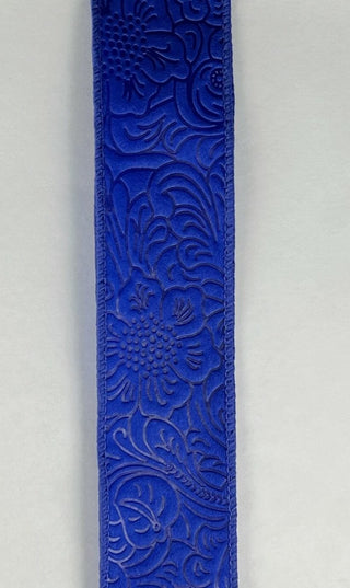 RIBBON | 1.5 "X 10YD | FLORAL EMBOSSED | ROYAL BLUE | 42466-09-25