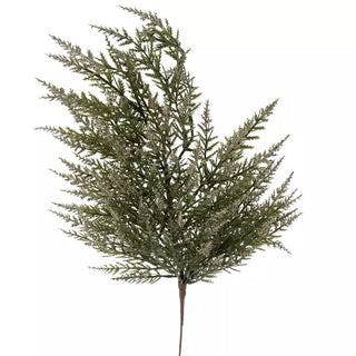 WREATH ACCENT | Gold Glitter Cedar Spray