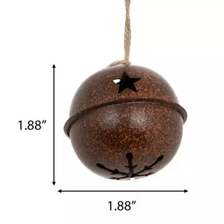 WREATH ACCENT | Brown Jingle Bell Ornaments | pack of 12 | 5745187