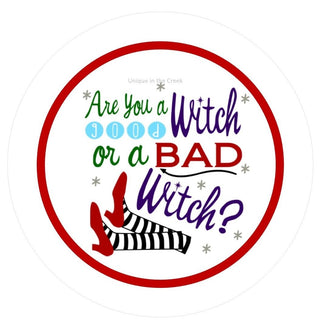 Vinyl Decal | Good Witch | Bad Witch | Halloween | Autumn | Fall