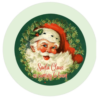 Vinyl Decal | Santa Claus Retro | Christmas | Winter