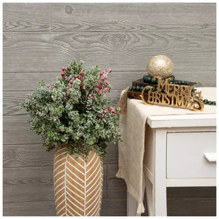 FLORAL/SPRAY | FROSTED BERRY BUSH | GREENERY W/RED BERRIES | GREEN/RED