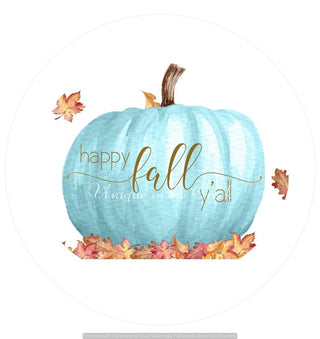 Vinyl Decal | Happy Fall | Pumpkin | Autumn | Fall