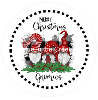 Vinyl Decal | Merry Christmas Gnomies | Christmas | Winter