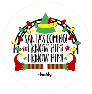 Vinyl Decal | Santa | I Know Him | Christmas | Winter