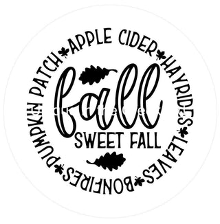 Vinyl Decal | Fall Sweet Fall | Autumn