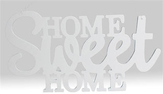 WREATH SIGN | 15"W X 8.25"H | HOME SWEET HOME | ACCESSORIES | WOOD