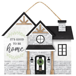 WREATH KIT | ITS GOOD TO BE HOME OVAL | BLACK/WHITE/GREY/GREEN | KIT140OV