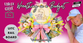 RAIL Wreath Board | DIY Wreath Frame | UNIQUE IN THE CREEK