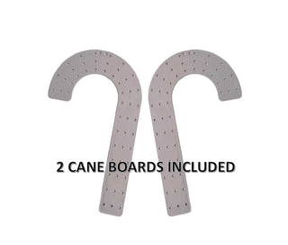 Wreath Kit | DOUBLE CANDY CANE | TURQ/WHITE/RED | PEPPERMINT  | KIT336CNcan