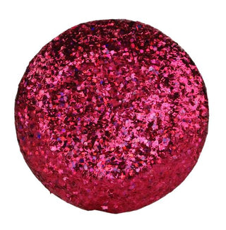 FLOWER CENTER | 7" FLOWER HEAD | FUCHSIA | HEXAGON GLITTER | FLOWER CENTER | FJ518807