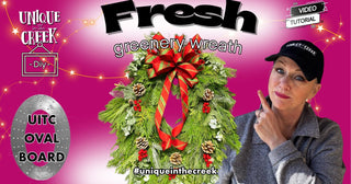 OVAL Wreath Board | DIY Wreath Frame | UNIQUE IN THE CREEK