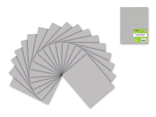 FOAM | 9" x 12" Sheets (25 p/pk) | GREY/SILVER | Supplies