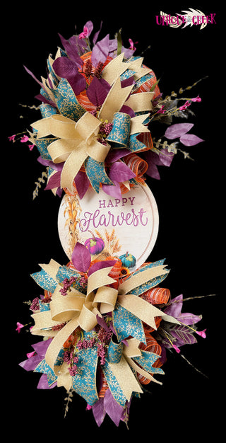 DIY WREATH KIT | Happy Harvest Fall | Mulberry/Cream/Orange/Gold | KIT040HH-26can