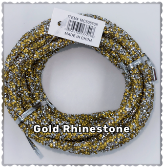WREATH ACCENT | 15FT DIAMOND ROLL | BLING ROPE | GOLD | MC506608