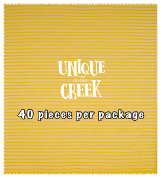 DECO MESH | 10.5" SQ (11.7 yards) 40PC/BAG | FINE WEAVE JUTE PRECUT MESH | YELLOW | RF264629