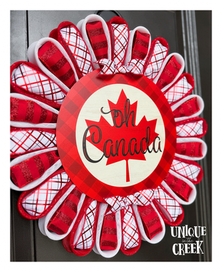 WREATH KIT | OH CANADA | RED/WHITE/DK.RED | KIT018-26can