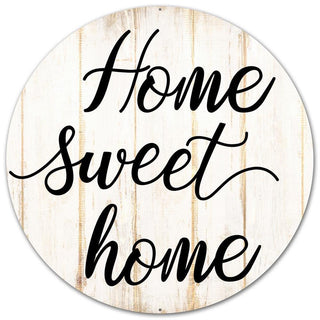 WREATH SIGN | 8"DIA | HOME SWEET HOME | SIGN | EVERYDAY