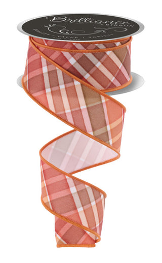 RIBBON | 1.5"X10YD BOLD PLAID |  Ivory/Multi  | LS1110RT