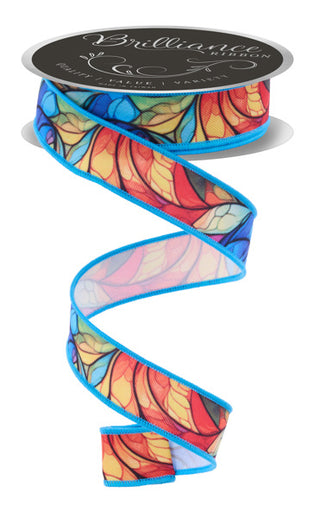 MATCHING SIGN/RIBBON SET | WELCOME STAINED GLASS | OW2025can