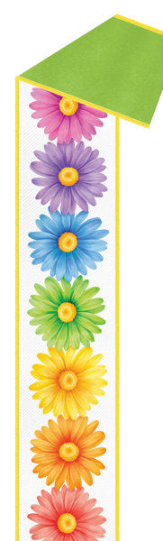 RIBBON | 2.5"X10YD DAISIES/FUSED | MULTI | LX1082RT