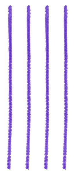 PIPE CLEANERS | 12"L X 6MM | CHENILLE STEMS | 50 pack | PURPLE | SUPPLIES | MA200123