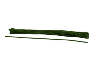 PIPE CLEANERS | 20"Lx6MM| CHENILLE STEMS | 50 PACK | HUNTER GREEN | SUPPLIES | MA200230