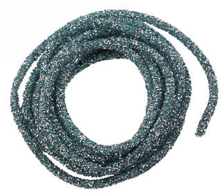WREATH ACCENT | 10FT | DIAMOND ROLL | RHINESTONES | BLING ROPE | LIGHT BLUE | MC506314