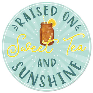 WREATH SIGN | 12"DIA | SWEET TEA AND SUNSHINE SIGN | SUMMER | ACCESSORIES